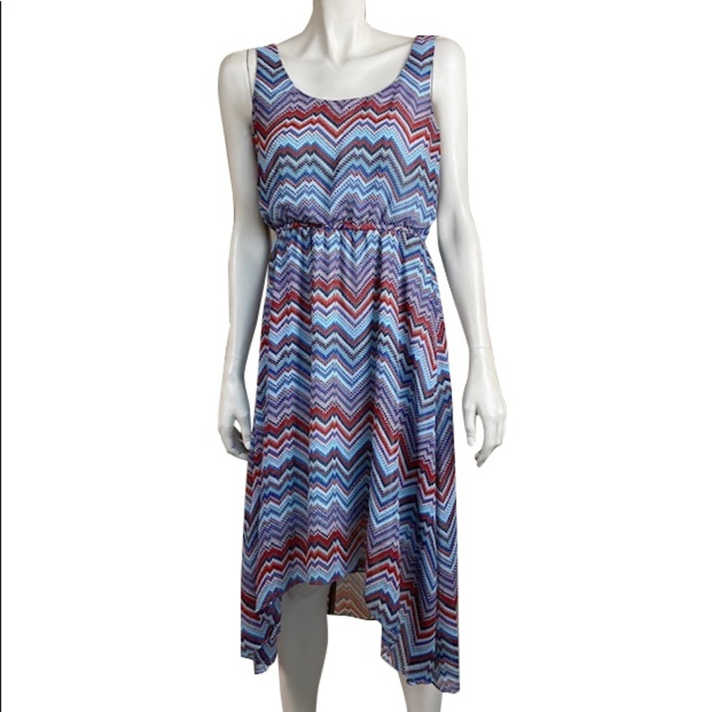 Sophia Christina‎ Chevron Hi-Low Dress